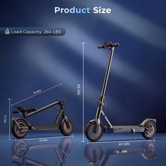 W3 Max folding dimensions
